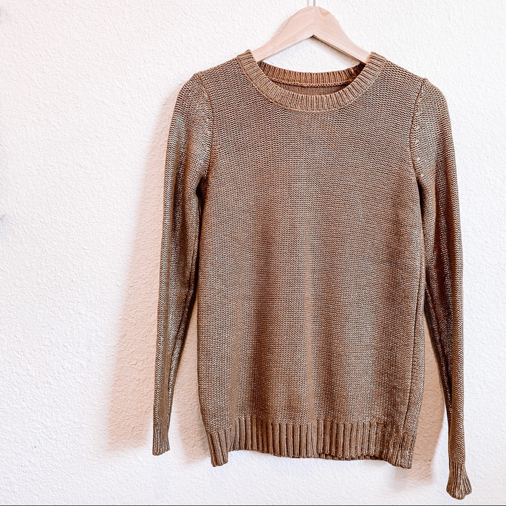 Rock & Republic gold sweater